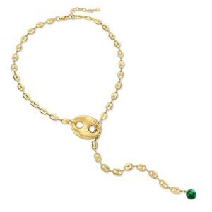 Mariner Lariat with Bead Necklace